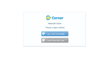 Tablet Screenshot of methodm.cerner.com